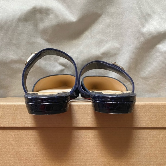 NIB CHRISTIAN LOUBOUTIN Choc Lock Flats, 36 - Picture 8 of 14